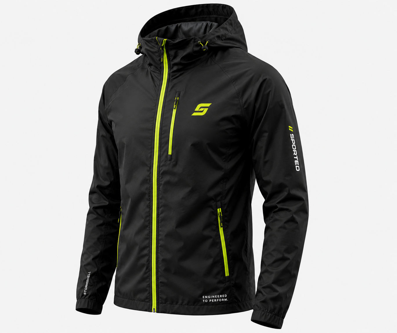 SPORTED StormShell technical running jacket concept